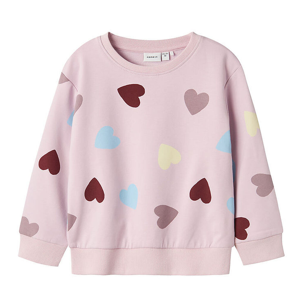 Name It Sweatshirt - NmfSmile - Winsome Orchid