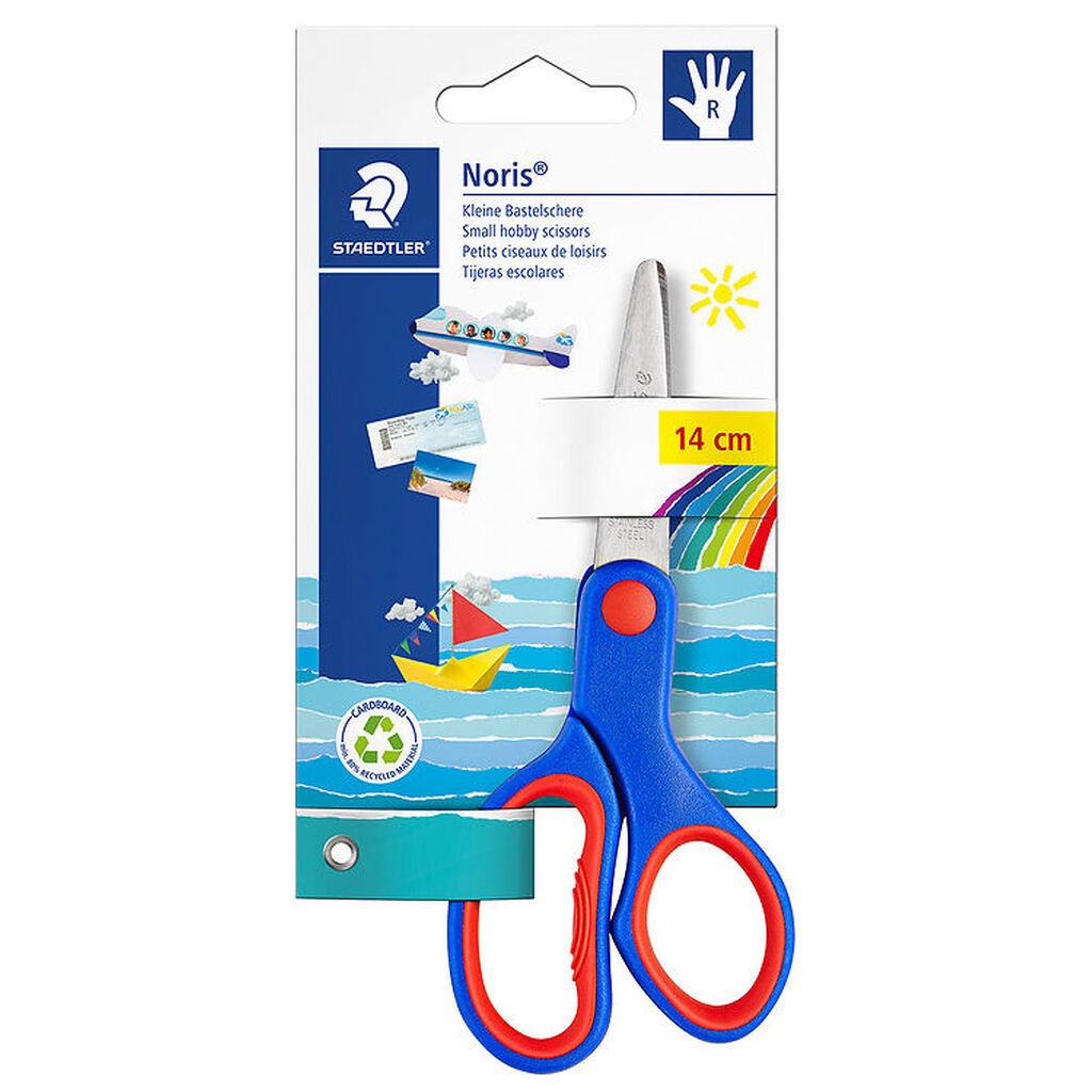 Staedtler Saks - Højrehåndet - Noris - 14 cm - Blå