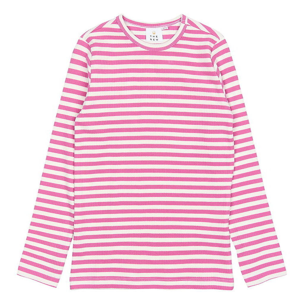 The New Bluse - Rib - TnMoore - Ibis Rose Striped