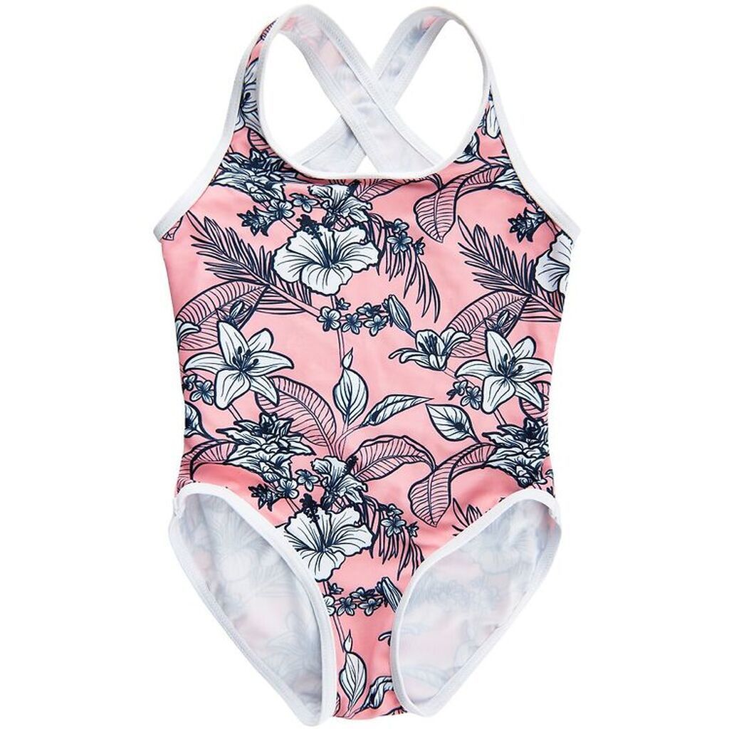 Creamie Badedragt - Pink Icing m. Blomster