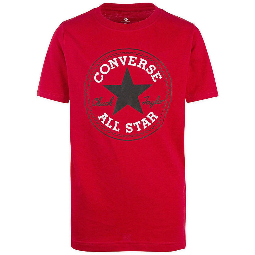 Converse T-shirt - Enamel Red m. Logo