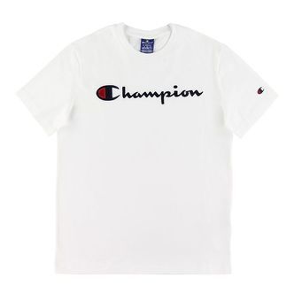 Champion Fashion T-Shirt - Hvid m. Logo