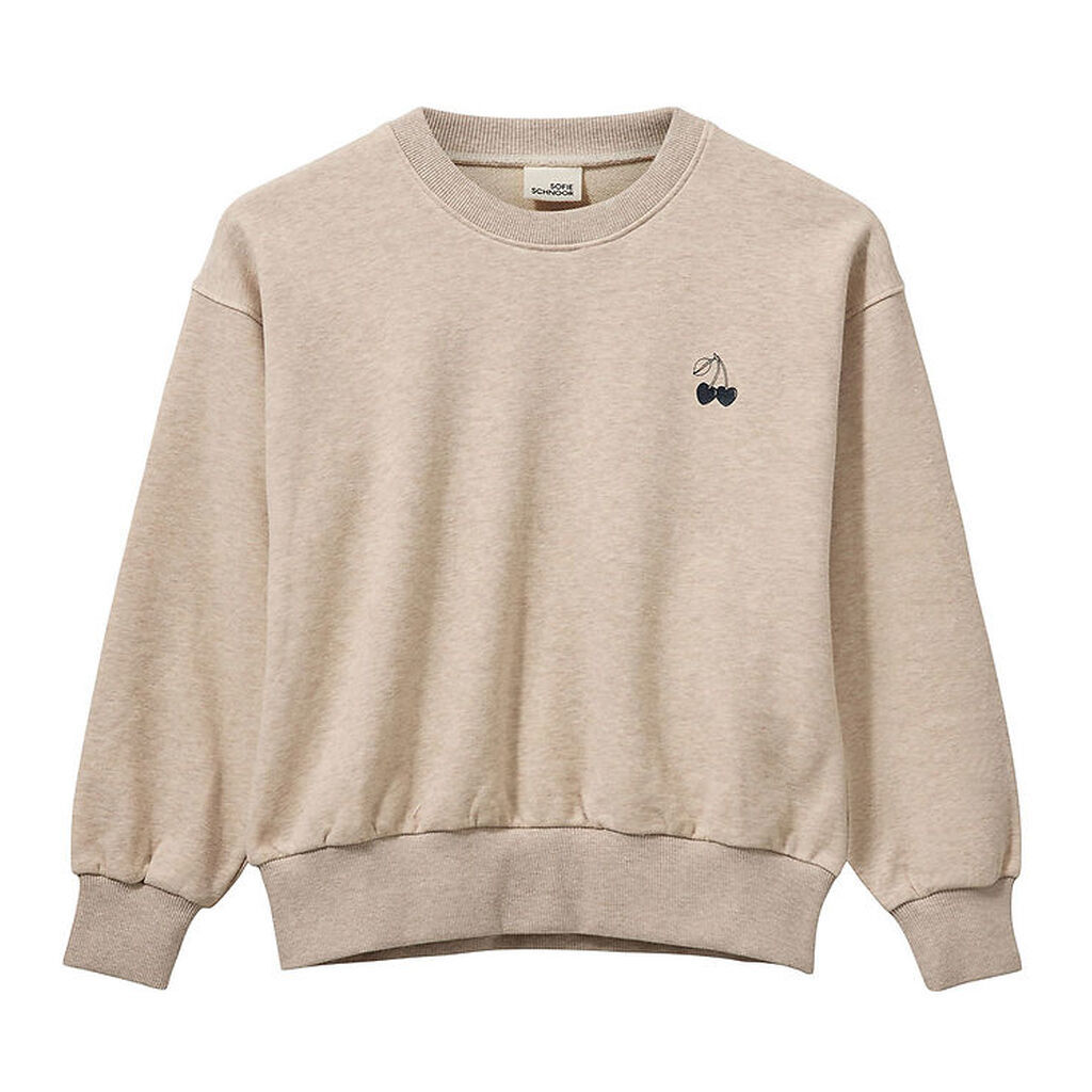 Sofie Schnoor Sweatshirt - Elisy - Beige Melange