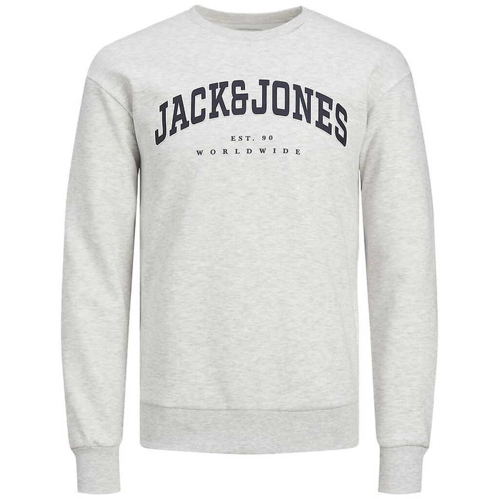 Jack & Jones Sweatshirt - JjeCaleb - White Melange