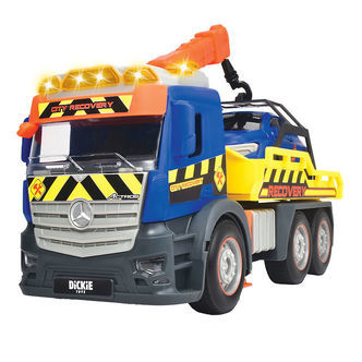 Dickie Toys Lastbil - Action Truck - Recovery - Lys/Lyd