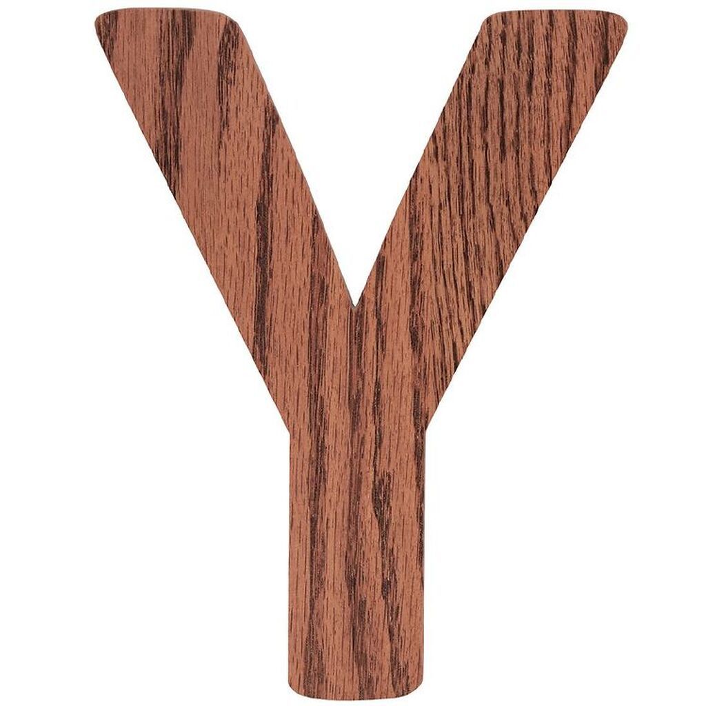 Sebra Træbogstaver - Y