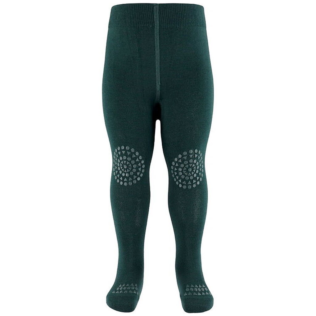 GoBabyGo Kravlestrømpebukser - Uld - Forrest Green