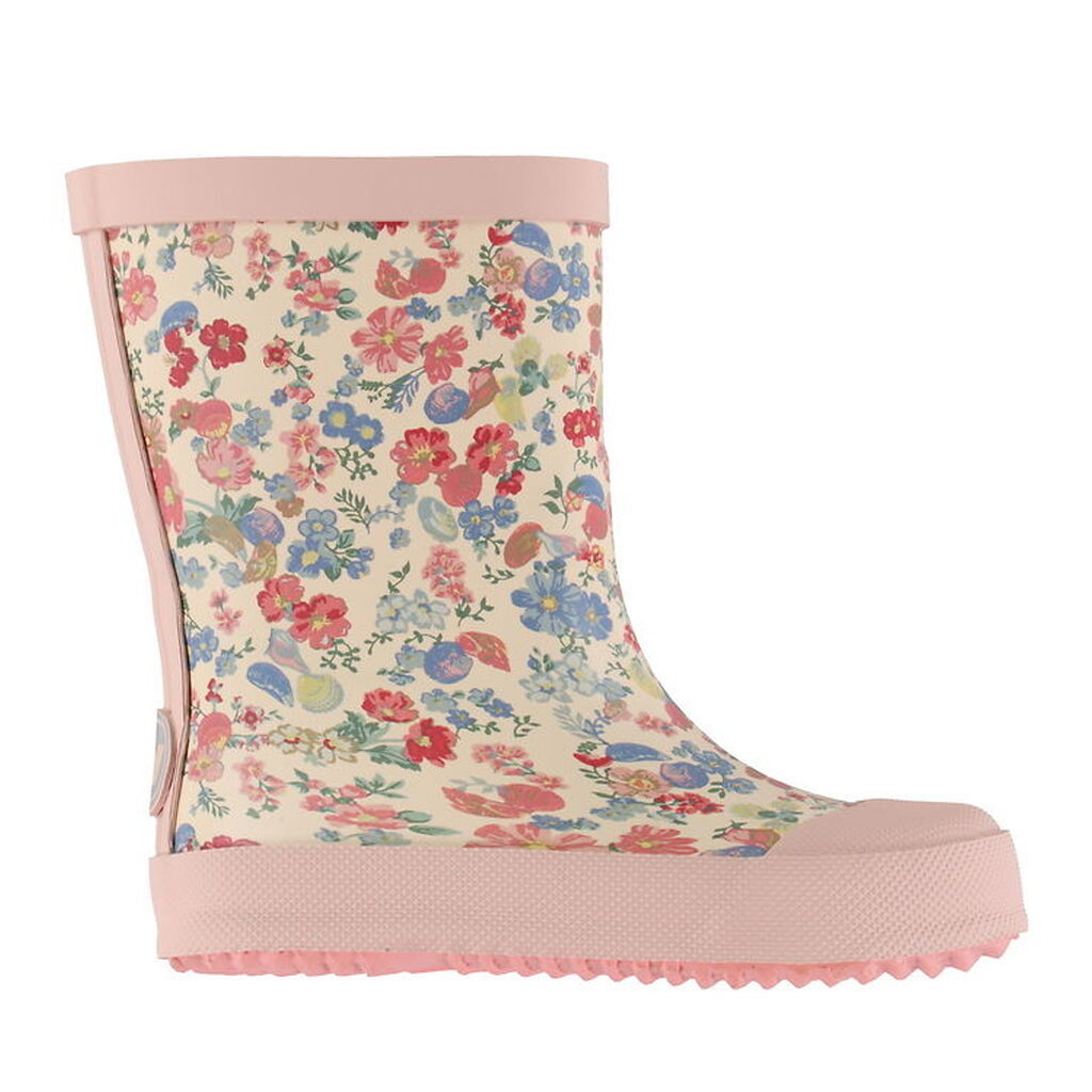 Wheat Gummistøvler - Muddy - Flowers and Seashells