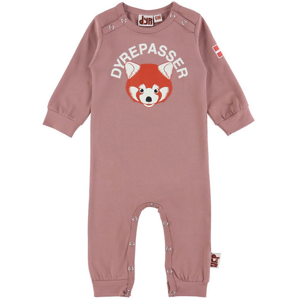 Dyr-Cph Heldragt - Dyrepasser - Rose Beige Roed Panda