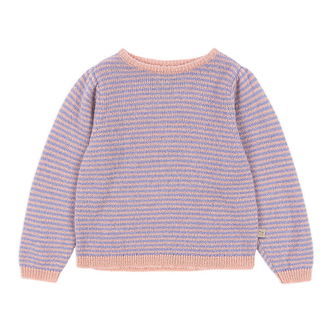 Konges Sløjd Bluse - Uld - Strik - Berle - Purple/Pink Dolphin