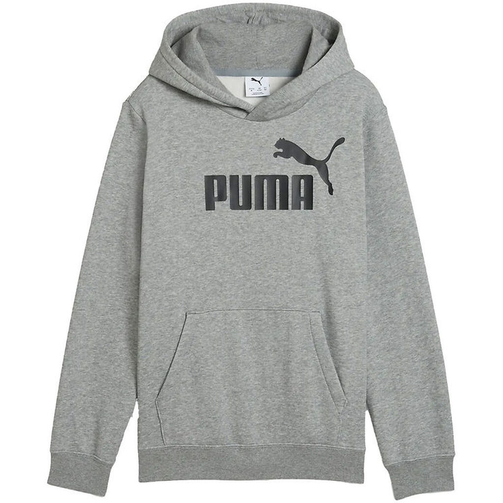 Puma Hættetrøje - Gråmeleret m. Sort