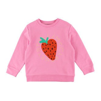 Stella McCartney Kids Sweatshirt - Pink m. Jordbær