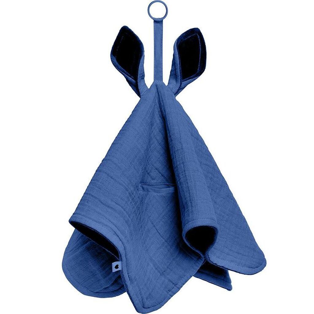 BIBS Nusseklud - 40x40 cm - Kangaroo - Cornflower/Baby Blue