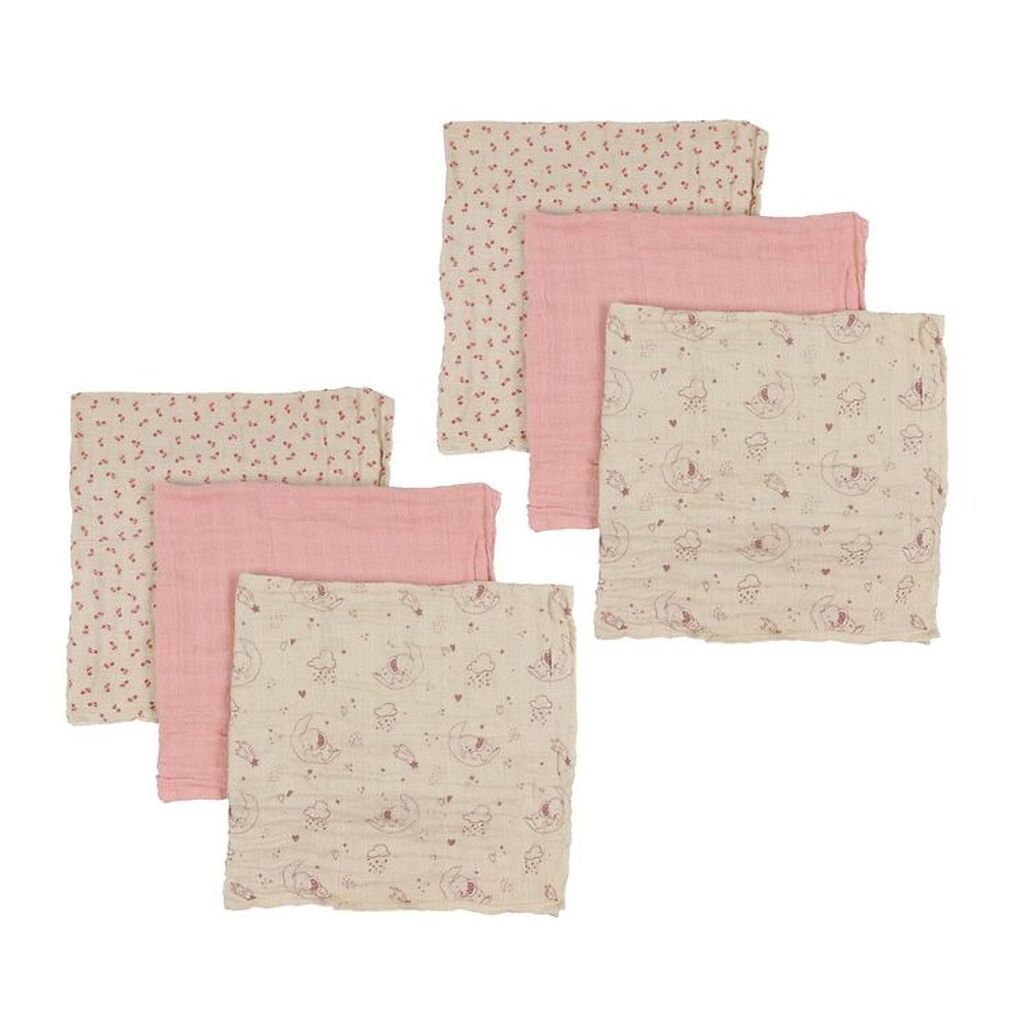 Pippi Baby Stofbleer - 6-Pak - 65x65 cm - Sheer Bliss