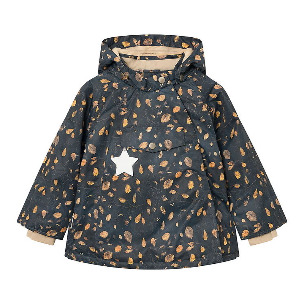 Mini A Ture Vinterjakke - MatWang Fleece - Falling Leaves