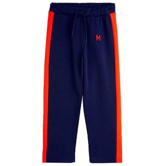 Mini Rodini Sweatpants - Panel - Blue