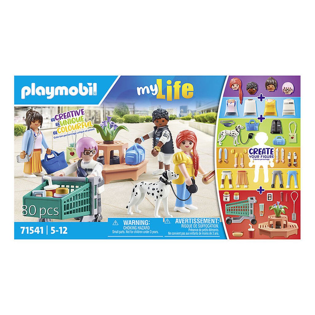 Playmobil My Life - My Figures: Shopping - 71541 - 80 Dele