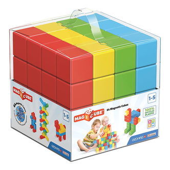 Geomag Magnetsæt - Magicube - Full Color Recycled - 64 Dele