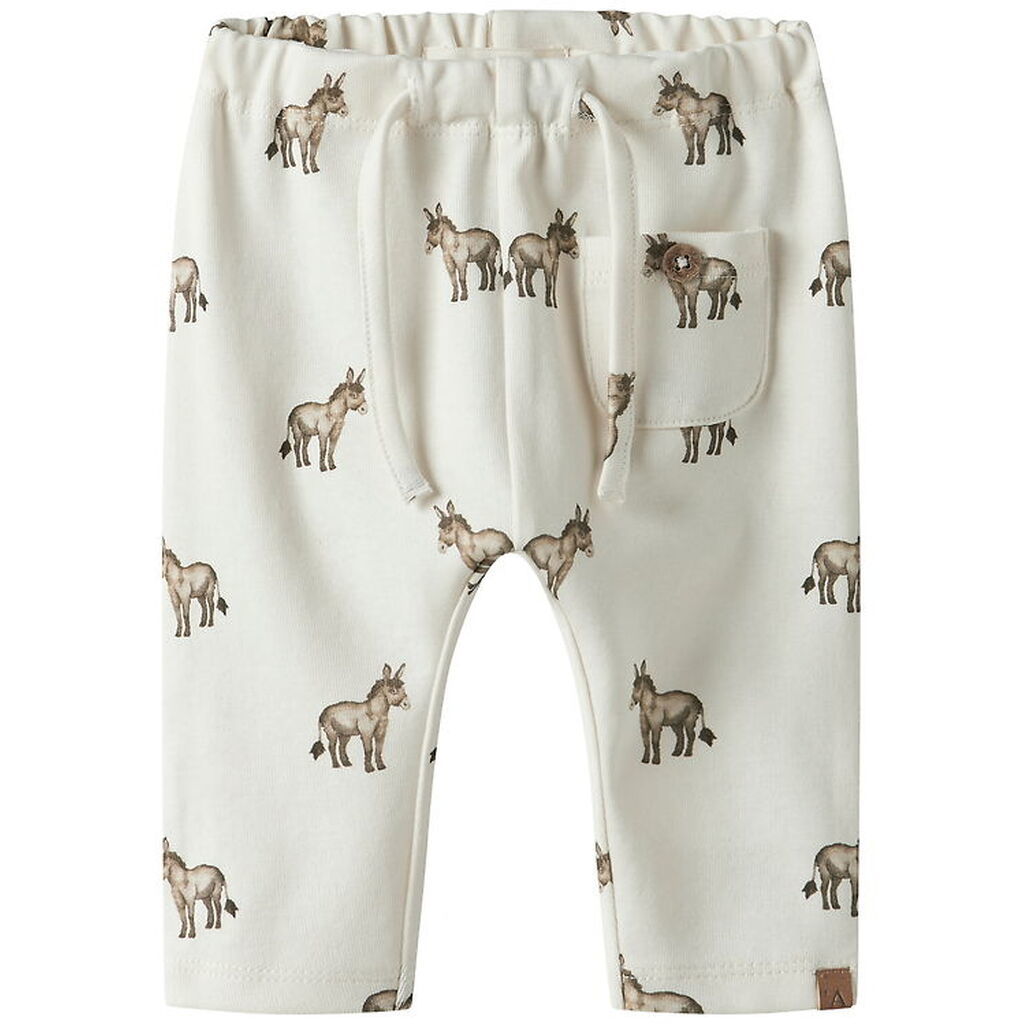 Lil' Atelier Bukser - NbmLayo - Coconut Milk/Donky