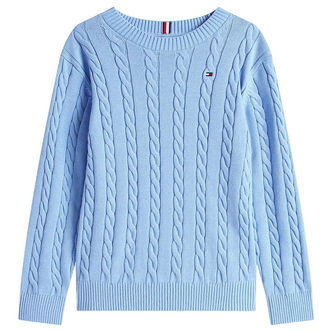 Tommy Hilfiger Bluse - Strik - Cloudy Blue