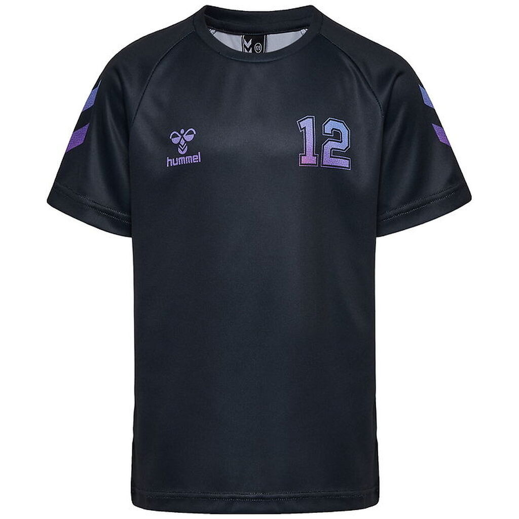 Hummel T-shirt - hmlShimmer - Black/Cayenne