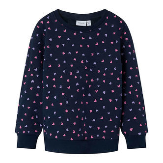 Name It Sweatshirt - Noos - NmfDavina - Dark Sapphire/Heart