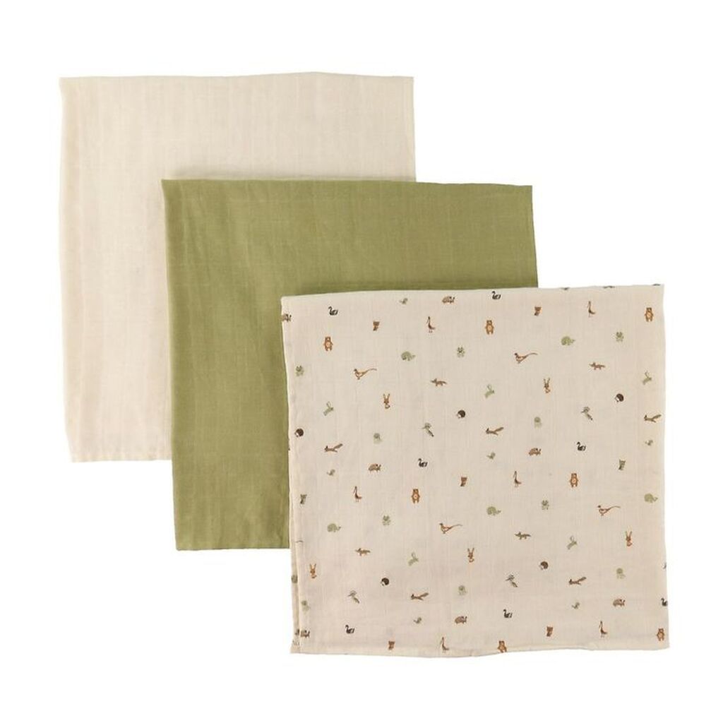 Pippi Stofbleer - 3-pak - 70x70 cm - Woodsmoke