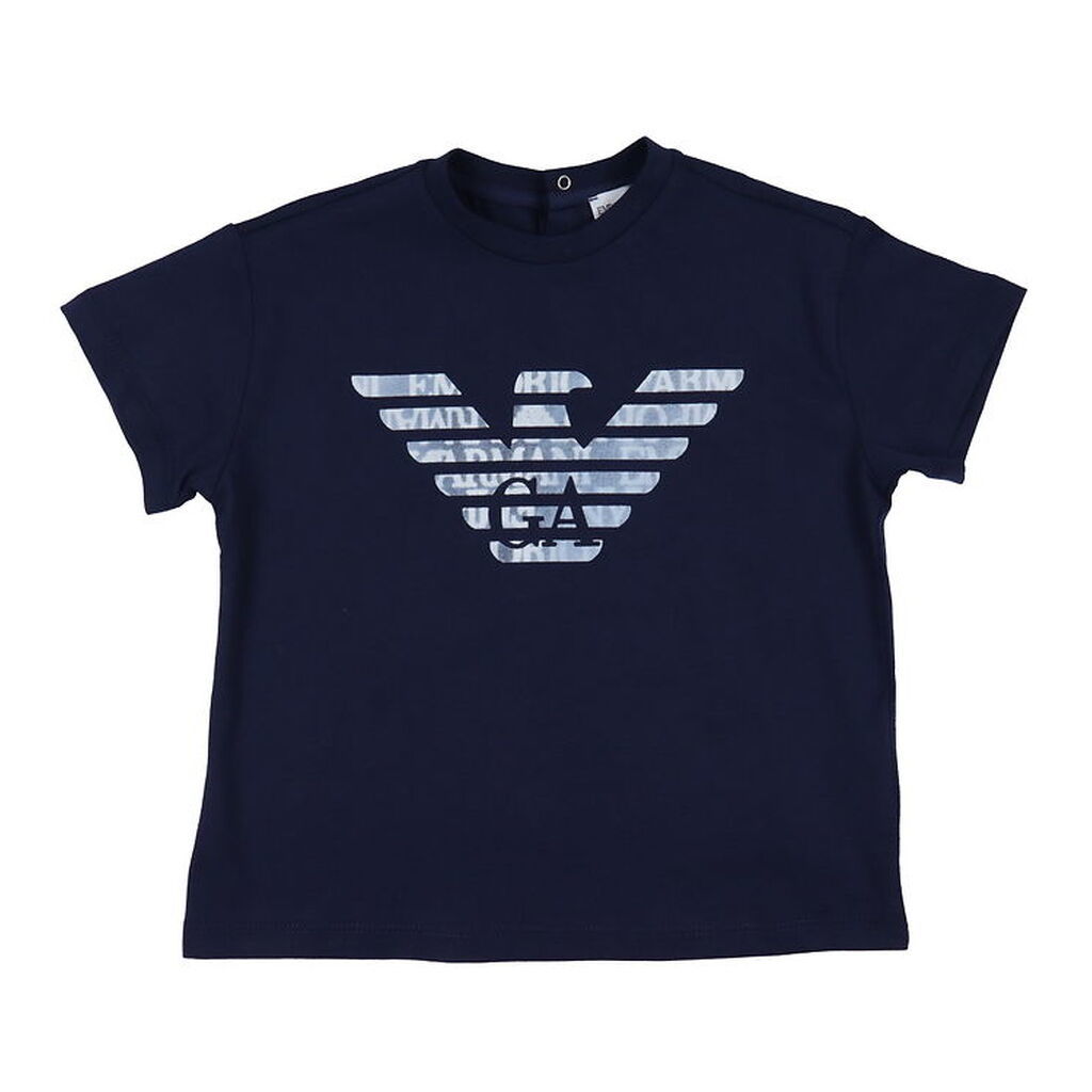 Emporio Armani T-shirt - Navy m. Logo