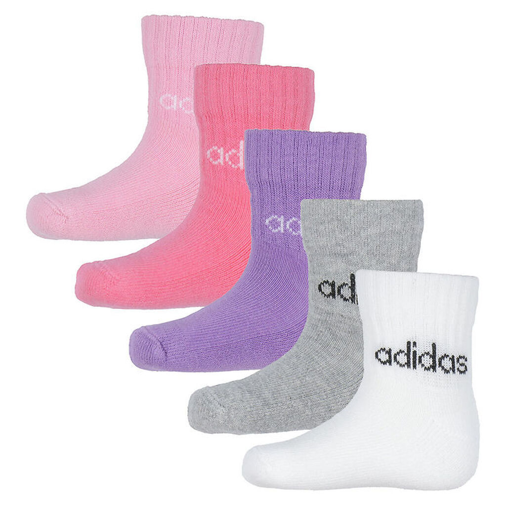 adidas Performance Strømper - 5-pak - Lin Ank - Trupnk/Pnkfus/Vi