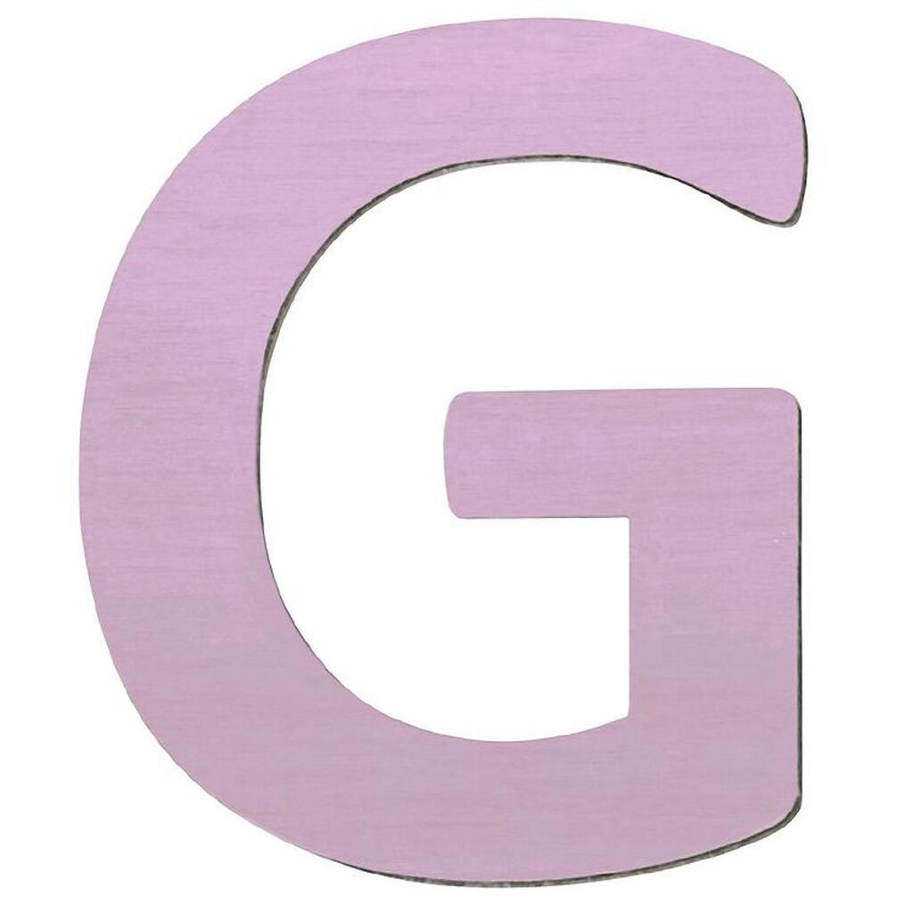 Sebra Træbogstaver - G - Pastel Pige