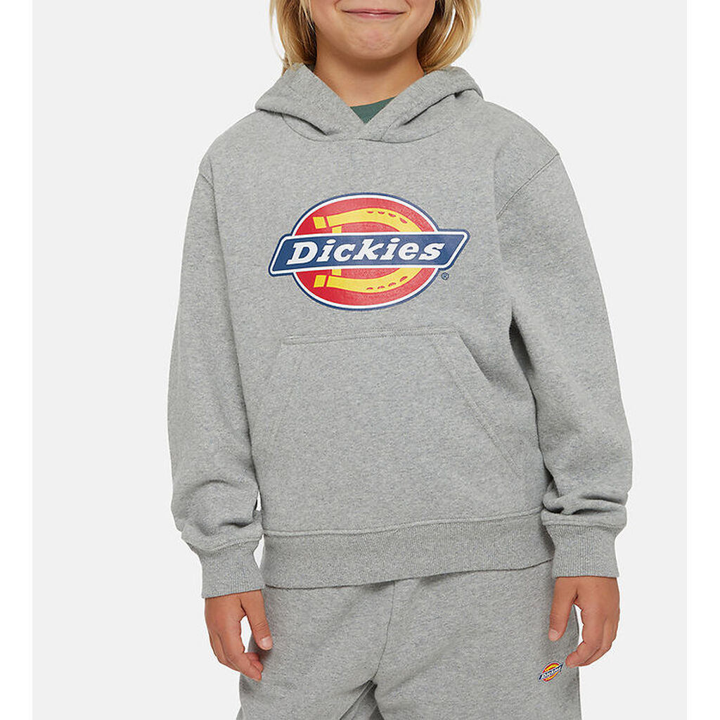 Dickies Hættetrøje - Youth Logo - Heather Gray