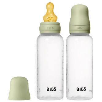 BIBS Sutteflasker - 2-pak - 270 ml - PP/Latex - Sage