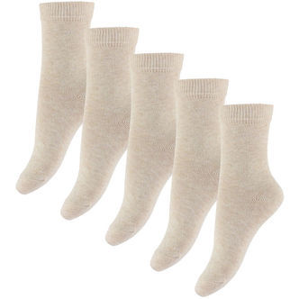Minymo Strømper - 5-pak - Sand Melange