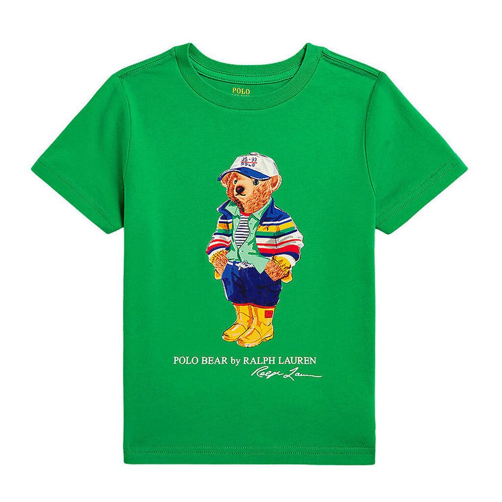 Polo Ralph Lauren T-shirt - Grøn m. Bamse