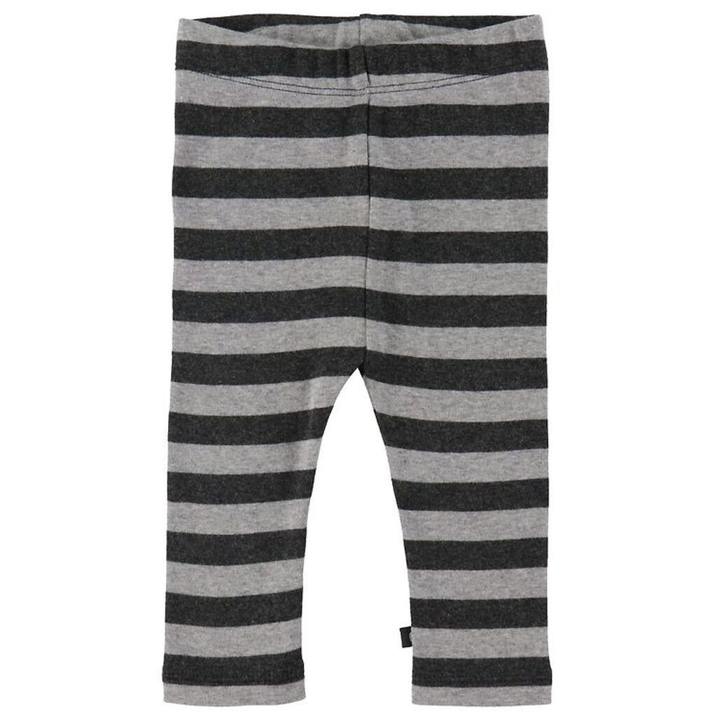 Smallstuff Leggings - Stribet - Grey/antrazit