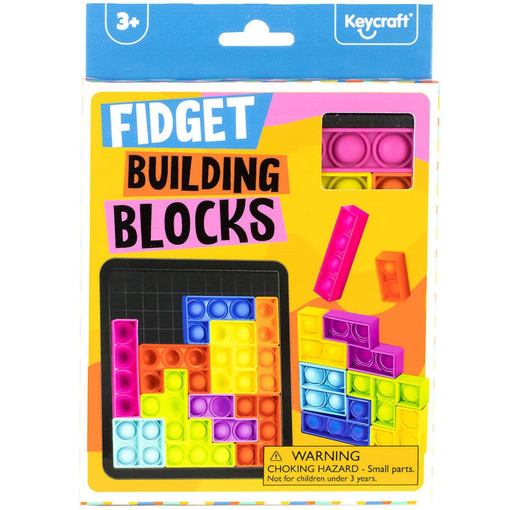 Keycraft Legetøj - Pop-it - Fidget Building Blocks