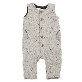 Joha Sparkedragt - Strik - Uld - Beige