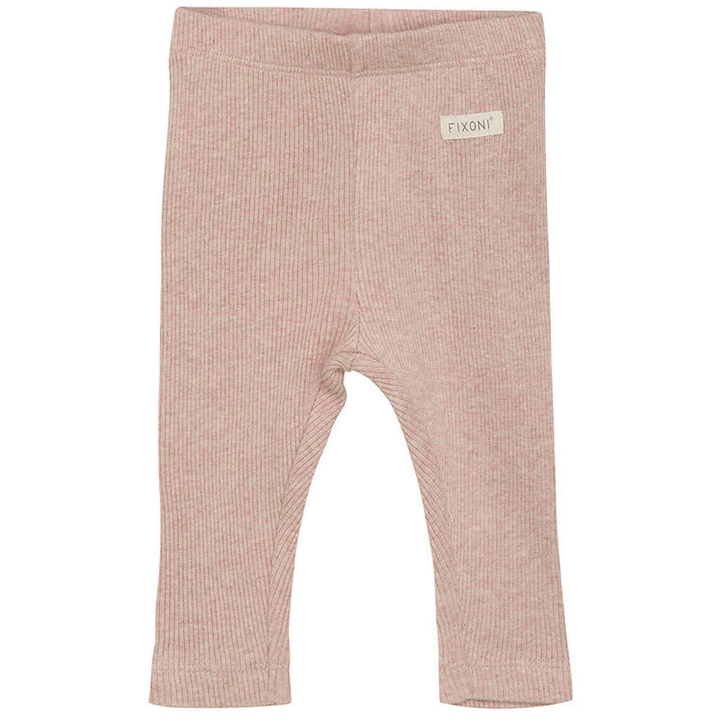 Fixoni Leggings - Rib - Silver Peony