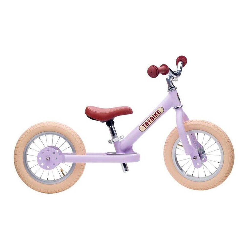 TryBike Løbecykel - Steel - Vintage Purple