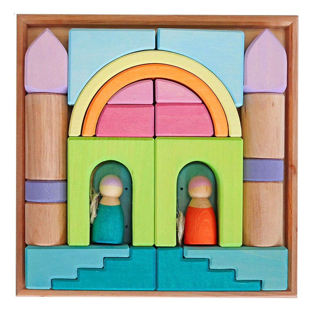 Grimms Trælegetøj - Building World - Cloud Play