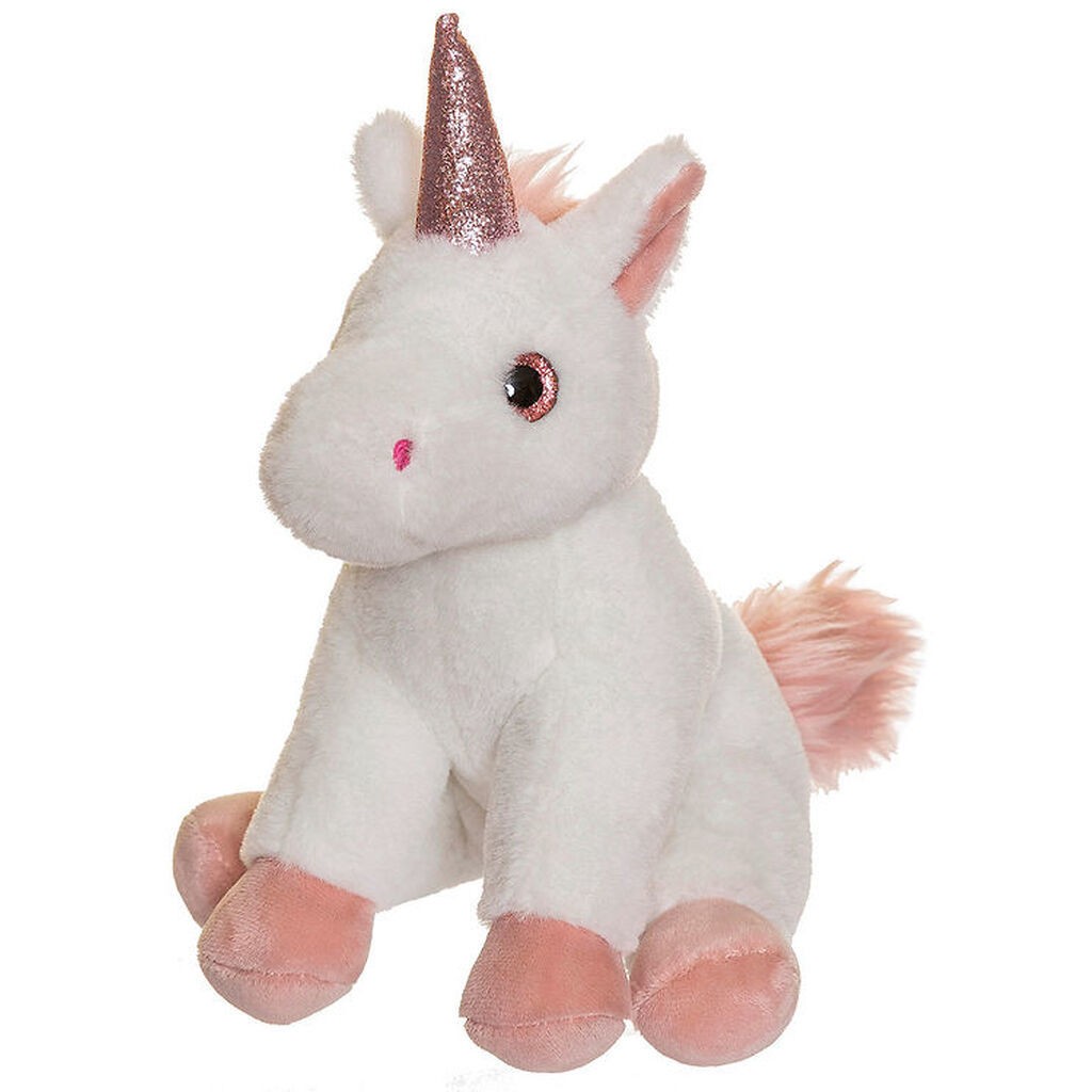 Teddykompaniet Bamse - Enhjørning - 25 cm - Hvid
