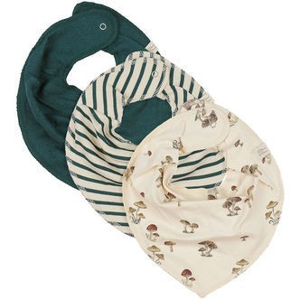 Petit Piao Savlesmække - Rib - Modal - 3-pak - Fungie