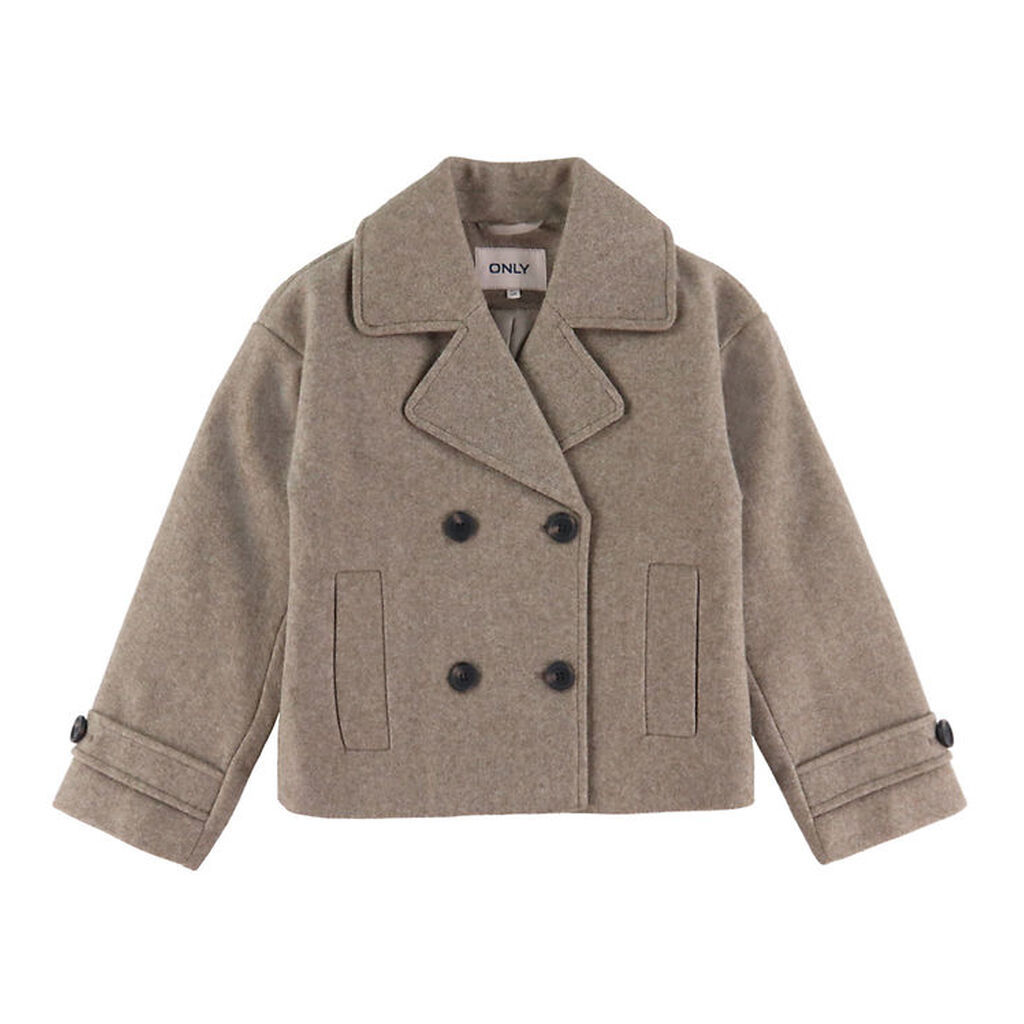 Kids Only Jakke - KogAdina - Taupe Gray/Melange