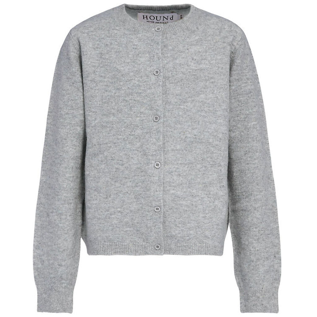 Hound Cardigan - HdLea - Grey Melangé
