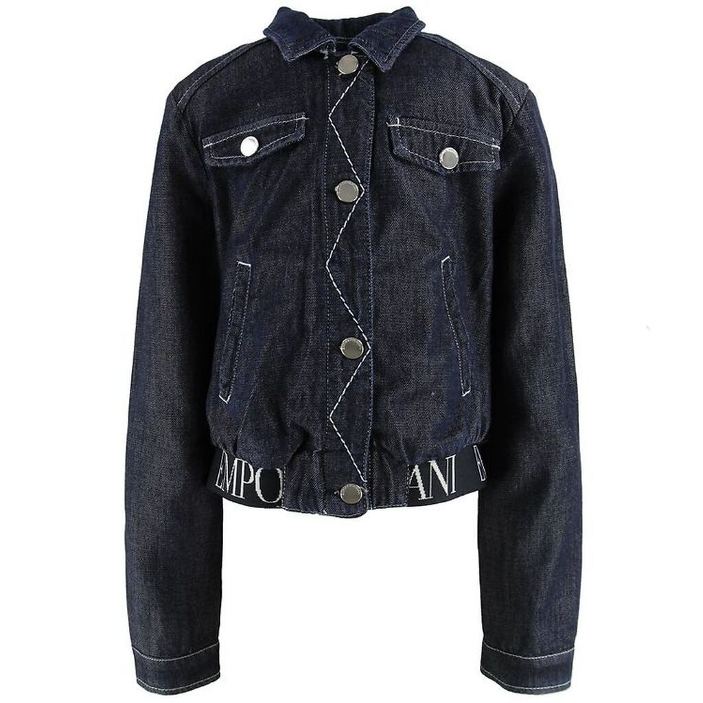 Emporio Armani Jakke - Denim - Mørkeblå