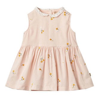 Wheat Kjole - Elma - Powder Yellow Cherries