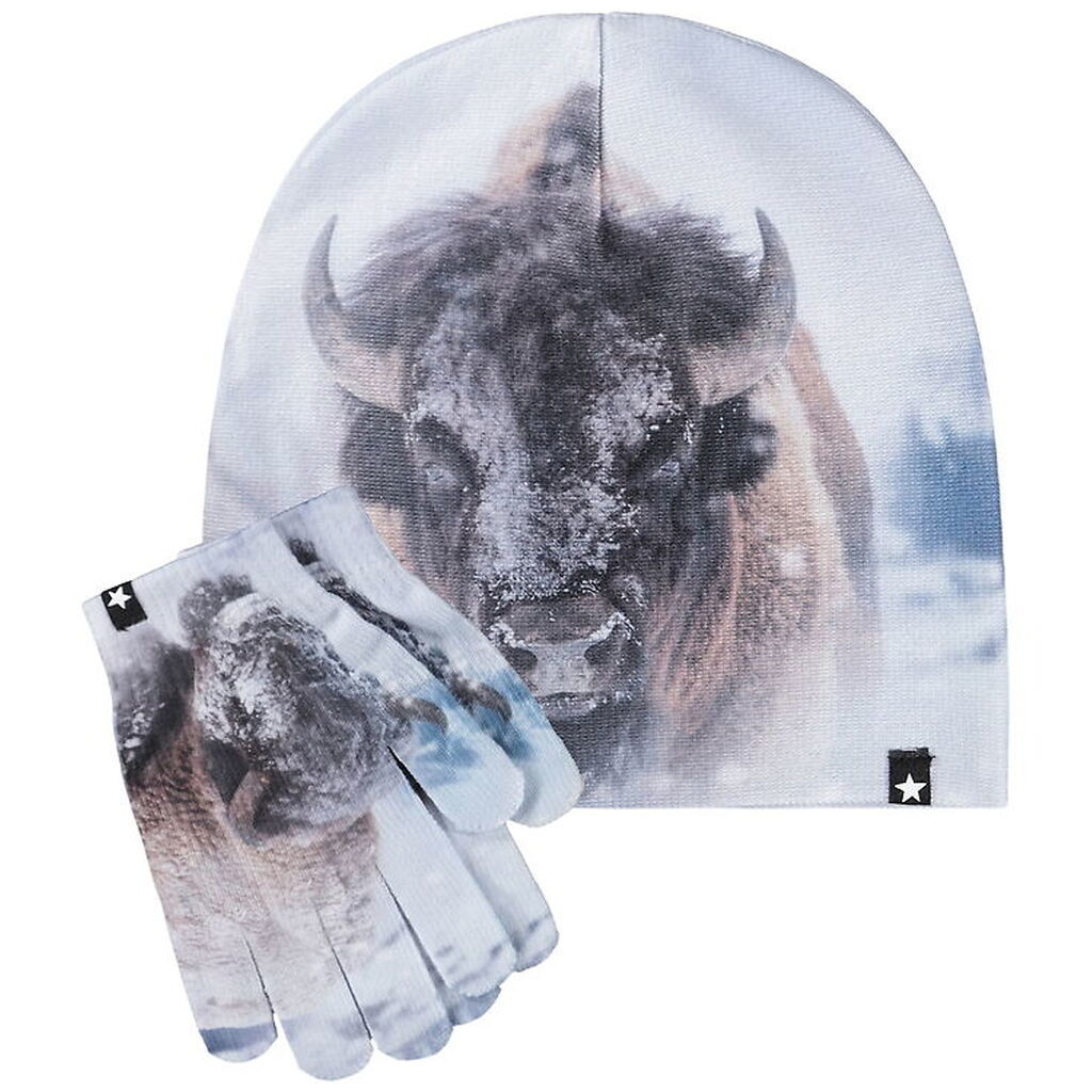 Molo Hue/Handsker - Kaya - Bison Close Up