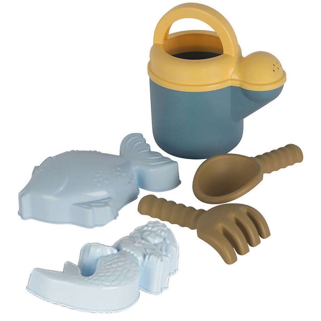 Dantoy BIO Plastic Sandsæt - 4 Dele - Blå/Grøn