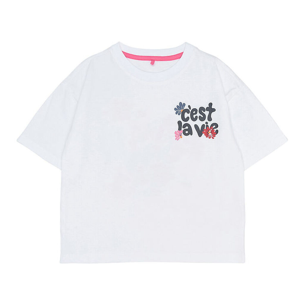 The New T-shirt - TnSandra - Bright White m. Print