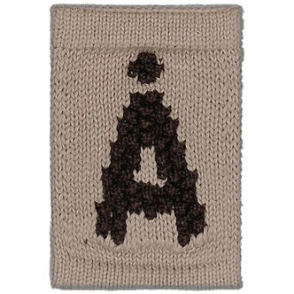 Smallstuff Strikket Bogstav - Å - Natur Alfabet